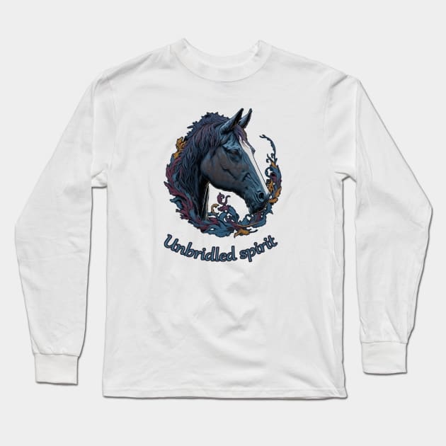 horse spirit Long Sleeve T-Shirt by ElArrogante